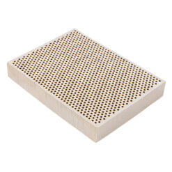 Soldeerplaat Honeycomb - Keramisch, 100 x 70 x 20 mm