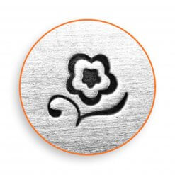 Design stempel "bloem" 6.0 mm, impressart Close up