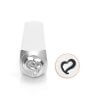 Design stempel "hart, wervelend" 6.0 mm, impressart