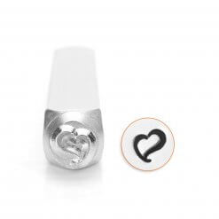 Design stempel "hart, wervelend" 6.0 mm, impressart