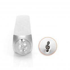 Design stempel "muzieknoot" 6.0 mm, impressart
