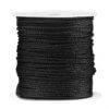 Gedraaid draad 1.0 mm, c.a. 10 meter - zwart