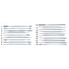 Modelleerspatels, set 19 stuks