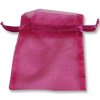 Organza zakje, fuchsia