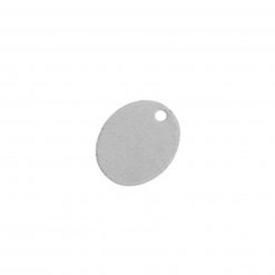 Stempelplaatje, ovaal 6.9 x 4.8 mm
