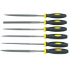 Vijlen set (naaldvijlen) 6 stuks , 150 x 3 mm met heft
