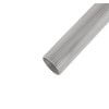 Zilverbuis, rond geribd 4.0 x 3.0 mm (10.0 cm)