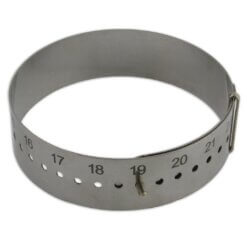 Armbandmaat metaal, 15 23 cm