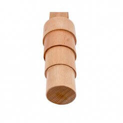 Armbandtribulet - Ovaal met 4 maten, hout