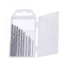HSS Borenset 10 delig, 0.8 - 3.0 mm met dunne schacht