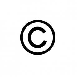 Design stempel "copyright" - 2.5 mm, ImpressArt