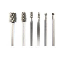 Set frezen, 6 stuks 2 tot 7 mm - Economy