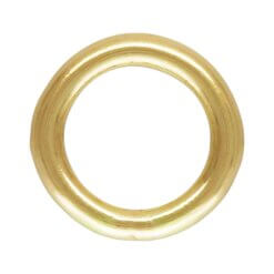 14K Gold filled gesloten oog, rond 4.0 x 0.64 mm - 10 stuks