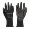 handschoen zwart L