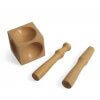 Ank, hol - hout met 2 ponsen