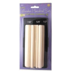 Houten mandrellen set, 6 delig - Beadsmith