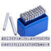 Sierletters en -cijfers stempel set - 3 mm