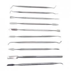 Modelleerspatels, set 10 stuks