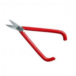 Plaatschaar, 175 mm recht met PVC heft