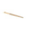 Polijstvijl halfrond, leer - 22 -12 mm