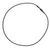 Rubberen ketting met tube lock, 2 mm - 40 cm