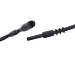 Rubberen ketting met tube lock, 2 mm - 40 cm