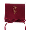 Sieradenzakje van rood fluweel - 8.0 x 8.0 cm (kopie)