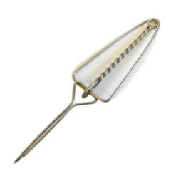 Soldeerpincet met draadveer en platte bek, 140 mm