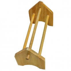 Tangenhouder, hout