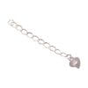 Verlengketting met hartje, 30 mm