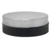 Vlaktas 75 mm, Rond met rubberen basis.