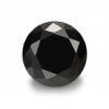 Zirconia Zwart – rond – facet geslepen